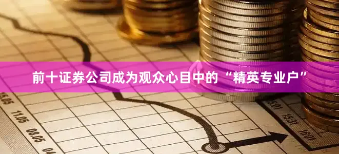 前十证券公司成为观众心目中的 “精英专业户”