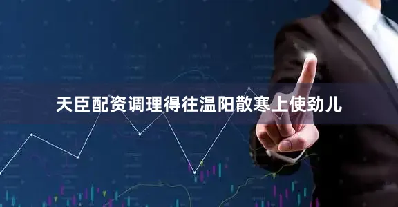 天臣配资调理得往温阳散寒上使劲儿